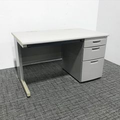 事務机 オフィスデスク 灰色 グレー サイズ約W1060×D730×H740mm - メルカリ