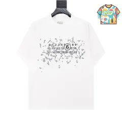 【今日WTO】Maison Margiela MM6 発泡数字 T シャツ-BA67