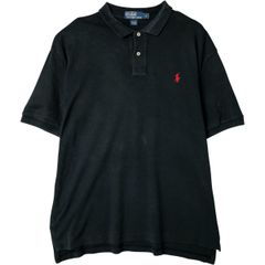 ポロ ラルフローレン 半袖 ポロシャツ XXL ブラック 黒 ペイズリー ポロラルフローレン 半袖ポロシャツ XXL ブラック 黒 鹿の子 ワン