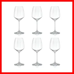 ワイングラス 6個セット 340ml 食洗機対応 ボヘミアングラス GISELLE ガラス クリスタレックス 40753-340-6
