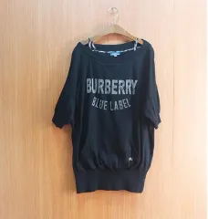 Burberry BURBERRY(バーバリー ) ブルーレーベル 黒 ロング Tシャツ