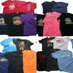 古着卸 まとめ売り カラーmix プリント 半袖Tシャツ 20枚セット (メンズ 2XL ) ノーティカ ワンポイント 英文字プリント 中古 古着 MZ2792