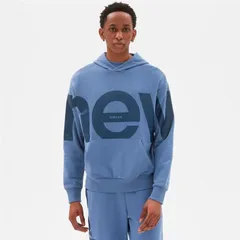 ニューバランス スウェット パーカー メンズ レディース Newbalance  オーバーサイズ プルオーバー フーディ 長袖 スエット ビッグロゴ パーカ トップス 男女兼用 スポーティ ウェア 服 フレンチテリー  /UT23504-AGY