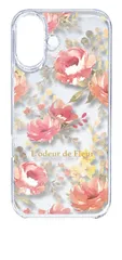【新品未使用】iPhone16 アイフォン16 クリア ハードケース  (ピオニーピンク) 花柄 フラワー ボタニカル ハワイ cl-ip16-231