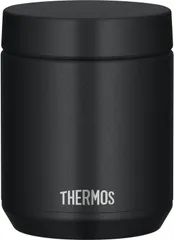 新品 【食洗機対応モデル】 サーモス 真空断熱スープジャー 400ml ブラック 全パーツ食洗機OK 保温保冷 お手入れ簡単 口当たりがやさしい丸口設計 スタンダードモデル JED-400 BK