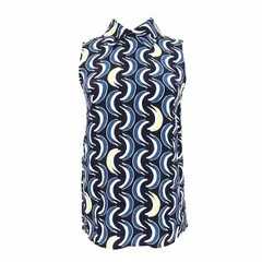 miumiu ロゴ入りシルクカットソー/Tシャツ ふんわりパフスリーブ