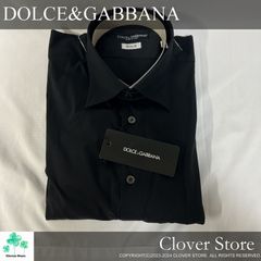 最終価格！  【Nランク】 DOLCE&GABBANA ドルチェ＆ガッバーナ 新品 未使用 シャツ 16.5 42 L～LLサイズ ブラック