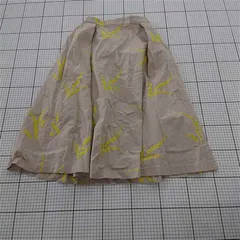 ◇ ⊂ GALLARDAGALANTE ガリャルダガランテ 刺繍 膝下丈 フレア スカート サイズF ベージュ系 レディース E  【1509180014511】のサムネイル