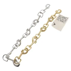 LOEWE (ロエベ) HOOK CHAIN STRAP フックチェーンストラップ シルバー/ゴールドのサムネイル
