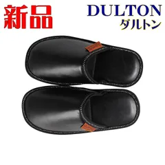 ダルトン 新品 ルームシューズ PU スリッパ EV レディース ブラック