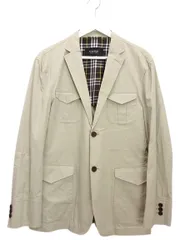 バーバリーブラックレーベル BURBERRY BLACK LABEL テーラード ジャケット M ベージュ系 アウター 上着