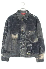 シュプリーム 23SS Archive Denim Jacquard Trucker アーカイブ