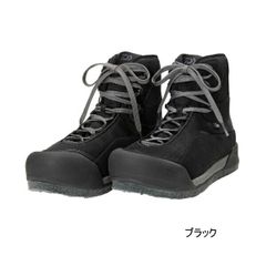 ≪'25年2月新商品！≫ ダイワ TGロックショアシューズ ハイカット TGスパイクフェルト DS-3600TG ブラック 25.5cm