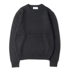 LITHIUM HOMME リチウムオム ニット サイズ:40 現行モデル CARIAGGI カシミヤ ウール クルーネック ニット セーター 7GG CARIAGGI CASHMERE CREW-NECK KNIT トップス ダークグレー【メンズ】のサムネイル