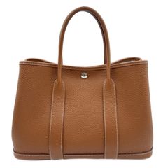 エルメス(HERMES) ガーデンパーティTPM ゴールド ネゴンダ D刻印(2019年製造) 新品同様 レディース トートバッグ