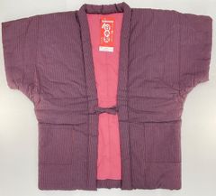 新品【久留米手作りぬくぬく半纏 ヤッコ型】綿入りハンテン 日本製 綿入り