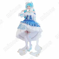 五次元 ボーカロイド コスプレ 初音ミク 雪ミク2019 ウィッグ