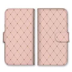 iPhone 12 iPhone12Pro ケース 手帳型 アイフォン12 スマホケース 携帯ケース ガーリッシュ チェック柄 バレンタイン ハート ギンガム アーガイル チョコレート かわいい ピンク カラー02