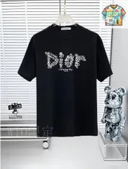 【今日特価】DIOR ディオール 25SS プレミアムプリント 円領 T シャツ-1