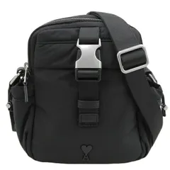 アミパリス AMI PARIS ALEXANDRE MATTIUSSI クロスボディ ショルダーバッグ ブラック