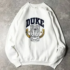80s USA製 FRUIT OF THE LOOM カレッジ プリント スウェット トレーナー XL / 80年代 フルーツオブザルーム アメリカ製 ビンテージ