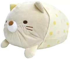 【中古】ぬいぐるみ ねこ おとまり会 うつぶせぬいぐるみBIG 「すみっコぐらし」