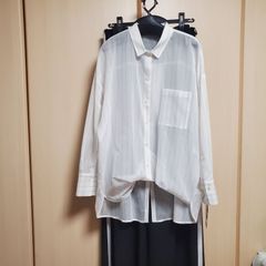 Bluefronce/ROBE　2025新作　ホワイト系　長袖シャツ　2色　色無地白シャツ