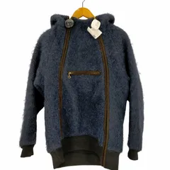 カラー kolor 14AW シャギー モヘア ウール YKKジップ ジップアップ フーディー ジャケット メンズ JPN：2 のサムネイル