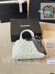 【今日WTO】Chanel Bowling Bag (Jenny Same Style) - シャネル ボウリングバッグ（Jenny 同スタイル）～レトロカジュアルな大人気デザイン、上海トレンドとピッタリ～ 送料無料-WTO輸入2-UGX86