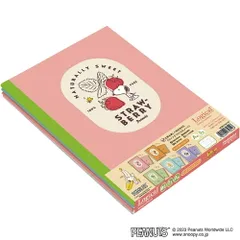 ナカバヤシ スイング・ロジカルノート セミB5 A罫 スヌーピー ピュアフルーツ 5冊パック NCB515A-5P （1点）