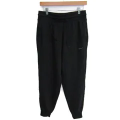 ナイキ ロングパンツ ジョガーパンツ ドライフィットストレッチ スポーツウエア ボトムス 黒 レディース Lサイズ ブラック NIKE 【中古】