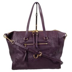 【Louis Vuitton】ルイ・ヴィトン ルミニューズPM M40551 モノグラムアンプラント オーブ パープル ハンドバッグ ショルダーバッグ 2WAY レディース 【中古品】 USED-B 【9304】