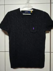 ポロ Ralph Lauren(ラルフローレン) ウール カシミヤ アルタック 半袖ニット