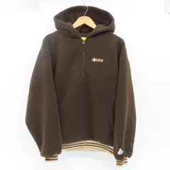 FR2 × XLARGE エフアールツー エクストララージ BOA Hoodie ボア フーディー Lサイズ ブラウン ※中古