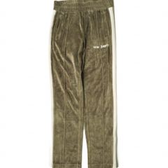 Palm Angels パームエンジェルス 20AW イタリア製 CHENILLE TRACK PANTS ベロアトラックパンツ PMCA007E20FAB003 M ブラウン サイドライン イージー ボトムス g18913