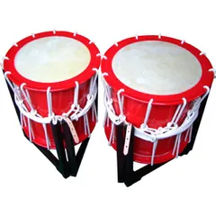 maru様 ご依頼分　1.2尺　担ぎ太鼓　桶胴太鼓　締太鼓中古品　⑩ 担ぎ桶太鼓1尺5寸セール品 | 中島屋太鼓店