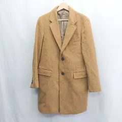 ◇ ⊇ A day in the life UNITED ARROWS 長袖 チェスターコート サイズM キャメル メンズ E  【1412090001208】