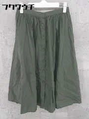 ◇ FORDMILLS フォードミルズ ロング フレア スカート サイズ36 カーキ レディース 【中古】 【1002801199555】