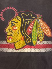 グッドフェード　NHL  Chicago black hawks シングルステッチ　アイスホッケー　ヴィンテージ　Tシャツ　チャンピオン　ラッセル　ナイキ　アディダス
