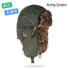 防寒帽 ロシアンハット パイロットキャップ フライトキャップ カーキ ユニセックス