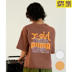 【ムラスポ公式】PUMA プーマ × X-GIRL エックスガール コラボ ウィメンズ グラフィック 半袖 Tシャツ レディース 624723