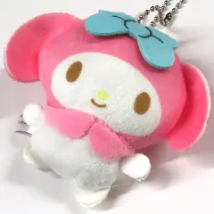 【中古】キーホルダー マイメロディ 「サンリオキャラクターズ ふわふわぬいぐるみボールチェーン」
