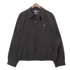 Polo by Ralph Lauren ポロ ラルフローレン スイングトップ ブラック (メンズ XL) 中古 古着 A3799