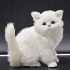 白いお花　蝶々　ホワイトオーロラ　猫　5個セット Amazon.co.jp: 白い猫のぬいぐるみライフレイヤー猫子猫農場動物