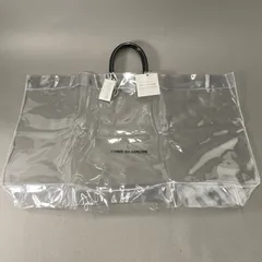 Ag28 《未使用保管品》 COMME des GARCONS コムデギャルソン PVC CLEAR TOTE BAG クリアトートバッグ IQ-K003 タグ付き GOOD DESIGN SHOP 透明 カバンのサムネイル