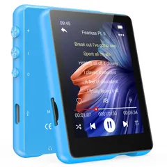 32GB MP3プレーヤー MECHEN Bluetooth 5.3 デジタルオーディオプレーヤー 超軽量 ミニ音楽プレーヤー スピーカー内蔵 2.4インチタッチスクリーン FMラジオ・ダイレクト録音・電子ブック・動画・写真閲覧等の機能搭載 Micro SDカ