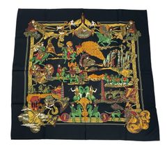 エルメス シルクスカーフ カレ90 Chapeau! 帽子 脱帽 - メルカリ