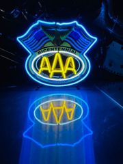 AAA ネオン 看板 ハーレー パン ナックル XL ショベル チョッパー