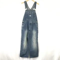 日本製/ビッグジョン/BIG JOHN★デニムオーバーオール【メンズM/ウエスト72-80cm/股下78cm】ペインター/サロペット/ジャンプスーツ/Made in Japan◆cBH576<sale>