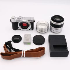 Nikon ニコン　ミラーレス一眼 Nikon1 J5 ダブルズームキット シルバー J5WZSL　＃250615_23022385